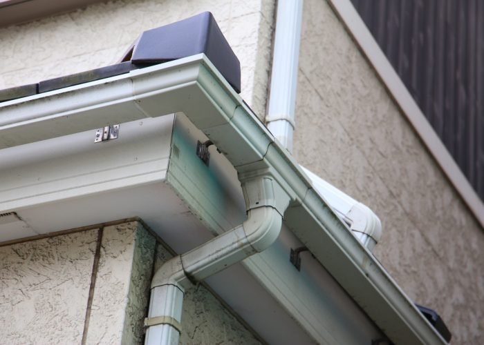 Japanese house rain gutter, rain gutter system